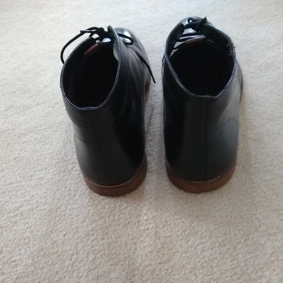 Ben Sherman Black Leather Chukka Boots - 12 main image 4